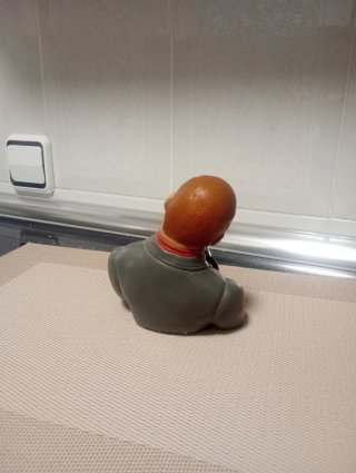 Figura decorativa de personaje el gordo y el flaco