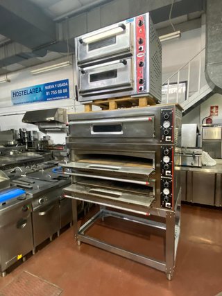 Horno de pizzas 6+6 seminuevo