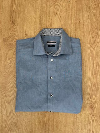 Camisa Tommy Hilfiger Azul Talla L
