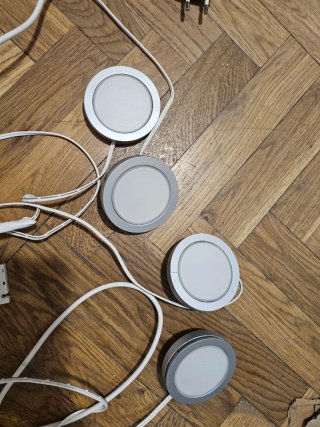 Focos LED redondos con transformador