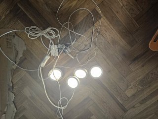 Focos LED redondos con transformador