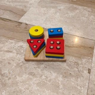 Juguete Montessori Madera Encaje Formas