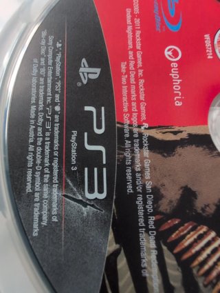 Red Dead Redemption GOTY PS3 DISCO MAL ESTADO