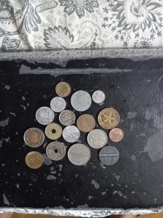 Lote monedas diversas