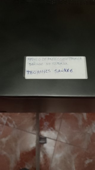 Amplificador Technics SA-AX6 (para piezas)
