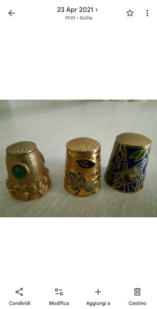 Collezione 70+ Ditali