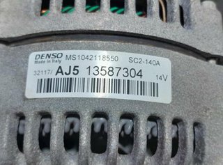 Opel 1200207 13587304 alternador astra k berlina