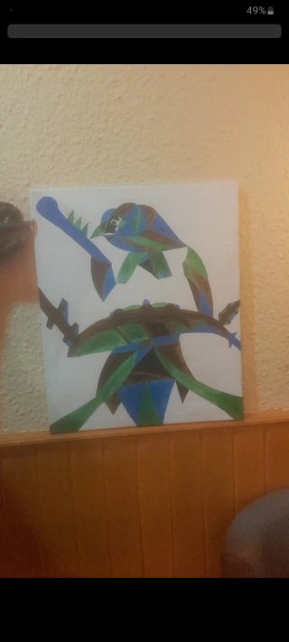 Cuadro abstracto moderno