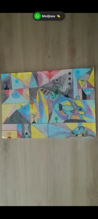 Cuadro abstracto moderno