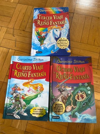 Libros “El Reino de La Fantasía” 3, 4 y 8