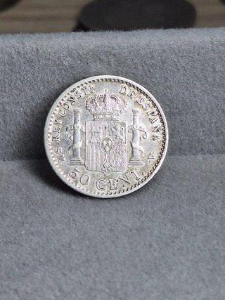 Moneda 50 céntimos Alfonso XIII 1904