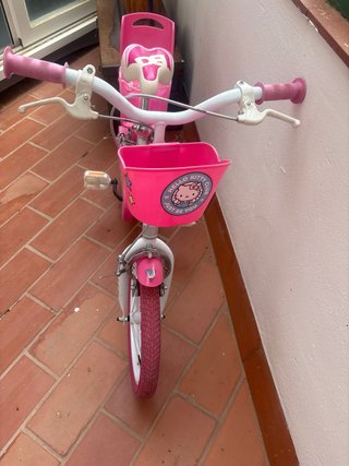 Bicicleta Infantil Hello Kitty Rosa
