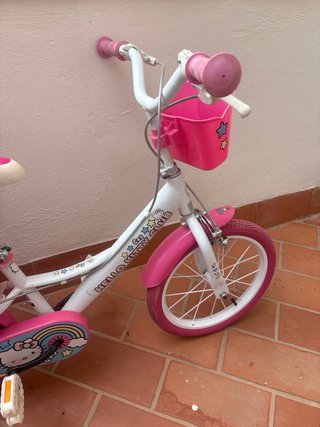 Bicicleta Infantil Hello Kitty Rosa