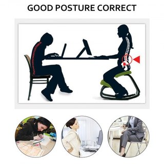 Silla de Rodillas Ergonómica con Capacidad de Carga de 99.8 kg Silla de Escritorio en Postura de Rodillas con Cojín para las Caderas Silla Ergonómica de Rodillas para Oficina en Casa Buena Postura...