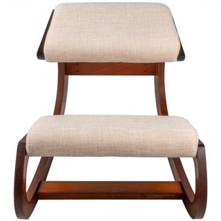 Silla de Rodillas Ergonómica con Capacidad de Carga de 99.8 kg Silla de Escritorio en Postura de Rodillas con Cojín para las Caderas Silla Ergonómica de Rodillas para Oficina en Casa Buena Postura...