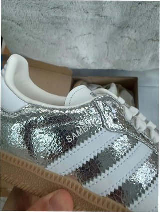 Adidas Samba OG Plata Metálico Talla 38