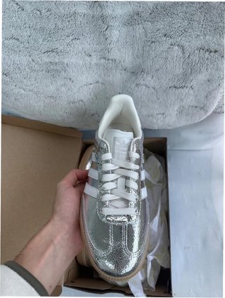 Adidas Samba OG Plata Metálico Talla 38