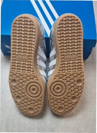 Adidas Samba OG Plata Metálico Cuero 37