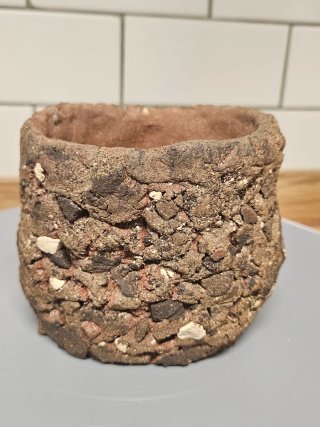 Maceta Cactus/Caudex Cerámica Piedra