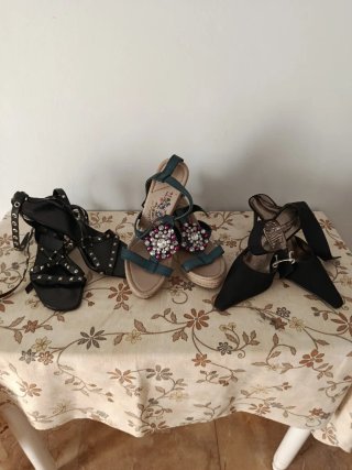 Lote de 3 pares de zapatos