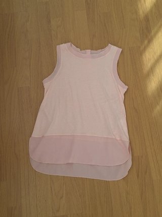 Blusa rosa pastel tirantes mujer talla S Sfera