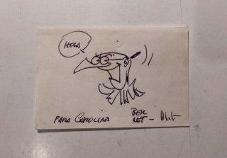 Dibujo original de Jordi Bernet firmado