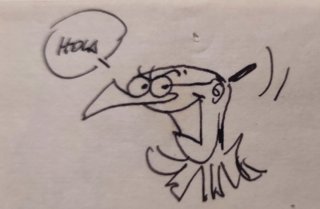 Dibujo original de Jordi Bernet firmado