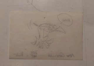 Dibujo original de Jordi Bernet firmado
