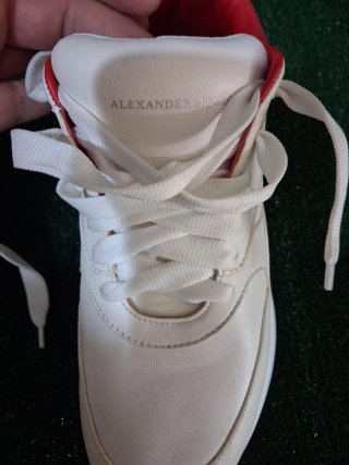 Alexander McQueen 38 Bianco Rosso