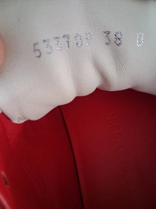 Alexander McQueen 38 Bianco Rosso