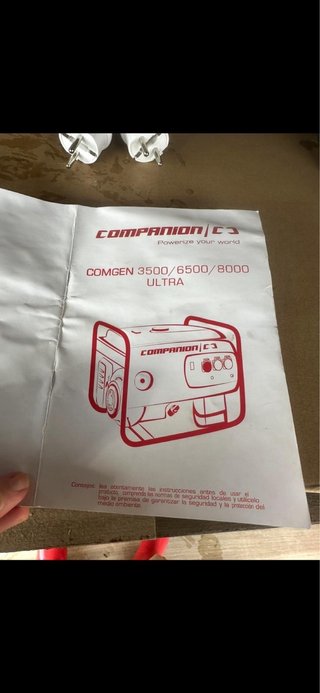 Generador Eléctrico Companion Comgen 6500 Ultra