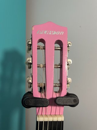 Guitarra Acústica Rosa Infantil