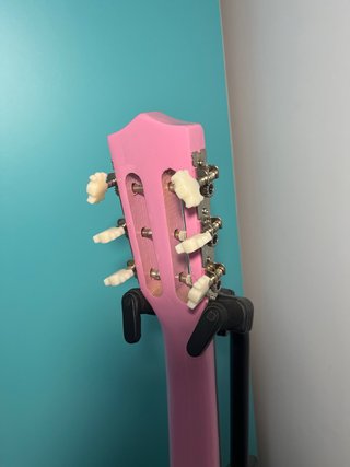 Guitarra Acústica Rosa Infantil