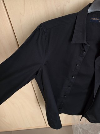 Camicia Piazza Italia Slim Fit Cotone Nera M