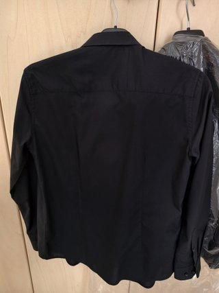 Camicia Piazza Italia Slim Fit Cotone Nera M