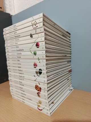 Cocina país por país - 25 libros (COMPLETA)