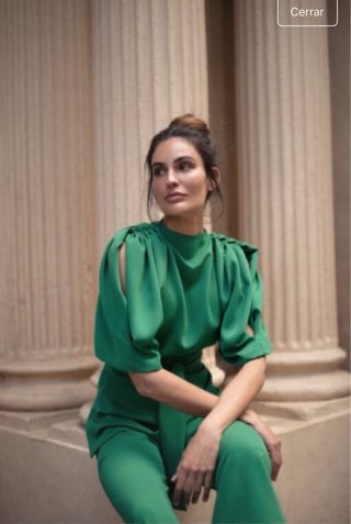 Conjunto Blusa-Pantalón Verde