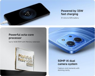 XIAOMI Redmi 15C - Smartphone de 4+128GB