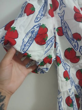 Camisa Zara estampado tomates