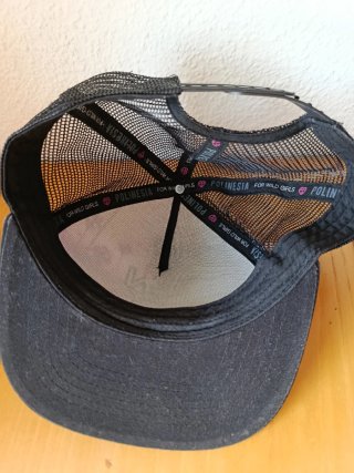 Gorra Estampada Palmeras Malla Negra