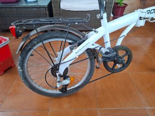 Bicicleta Plegable Route 66 Blanca