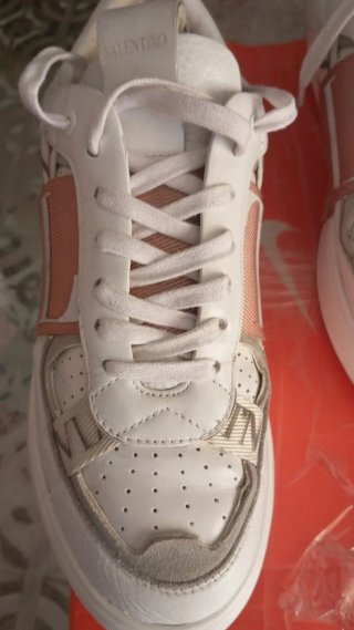 Sneakers Valentino Bianche e Rosa