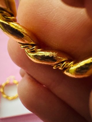Orecchini a cerchio placcati oro