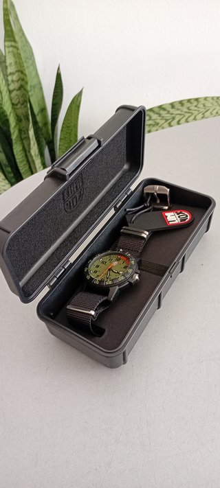 Reloj Luminox Caballero Negro Verde militar