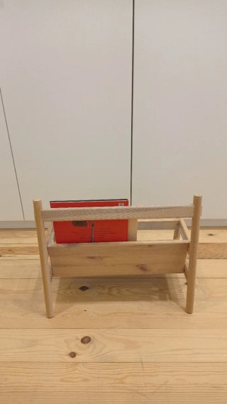 Espositore libri in legno Ikea Flisat