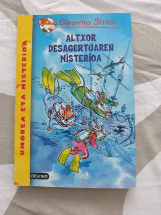 Altxor desagertuaren misterioa Geronimo Stilton...