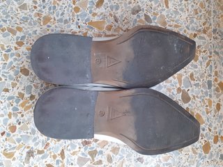 Zapato vestir piel color blanco talla 41