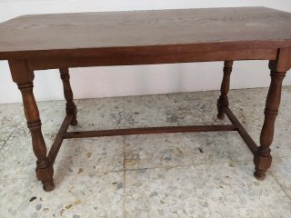 Mesa rústica madera maciza