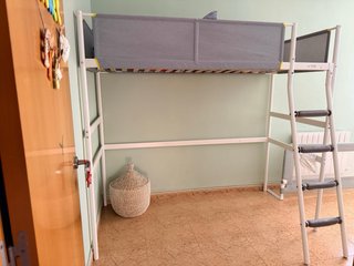 Cama alta VITVAL IKEA 90x200