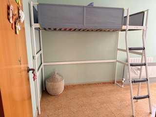 Cama alta VITVAL IKEA 90x200